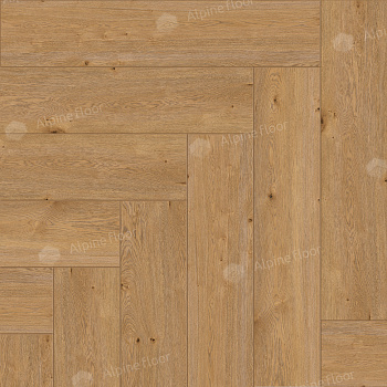 Кварцвиниловая плитка (Елочка) Alpine Floor Легкий паркет (Light Parquet) Дуб Хатиса ЕСО 13-27